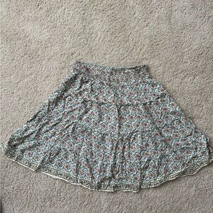 Max Studio floral skirt size small